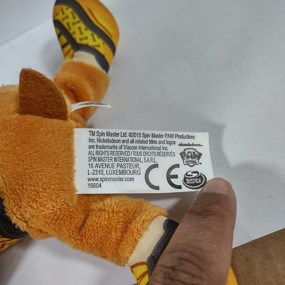 ✓Paw Patrol Rubble Nickelodeon, Bulldog Plush  7in - Picture 12 of 13